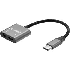 Buy Sandberg USB-C Audio Adapter PD65W - High-Quality Sound & Power Delivery 136-67